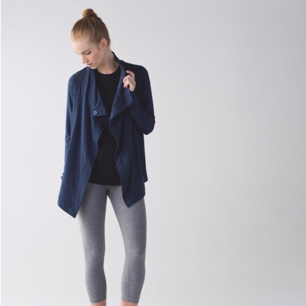 lululemon athletica Navy Blue Cardigan